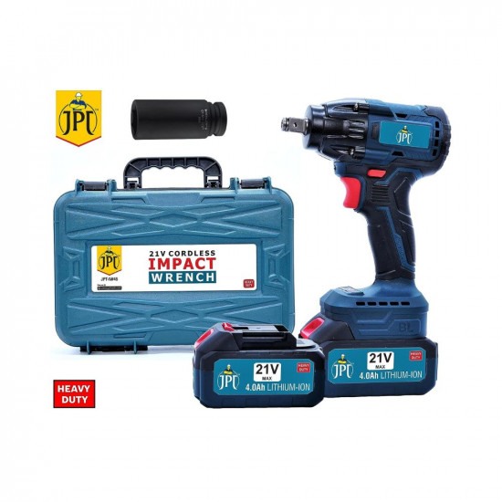 JPT COMBO New Beastly 21V Cordless Impact Wrench Heavy Duty Powerful Brushless Motor with 1/2