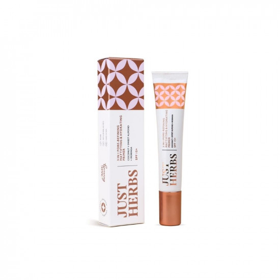 Just Herbs 3 in 1 Pore-Refining,Minimizer Mattifying & Hydrating Primer for Face Makeup Normal Oily,Dry and Combination Skin Types 20g