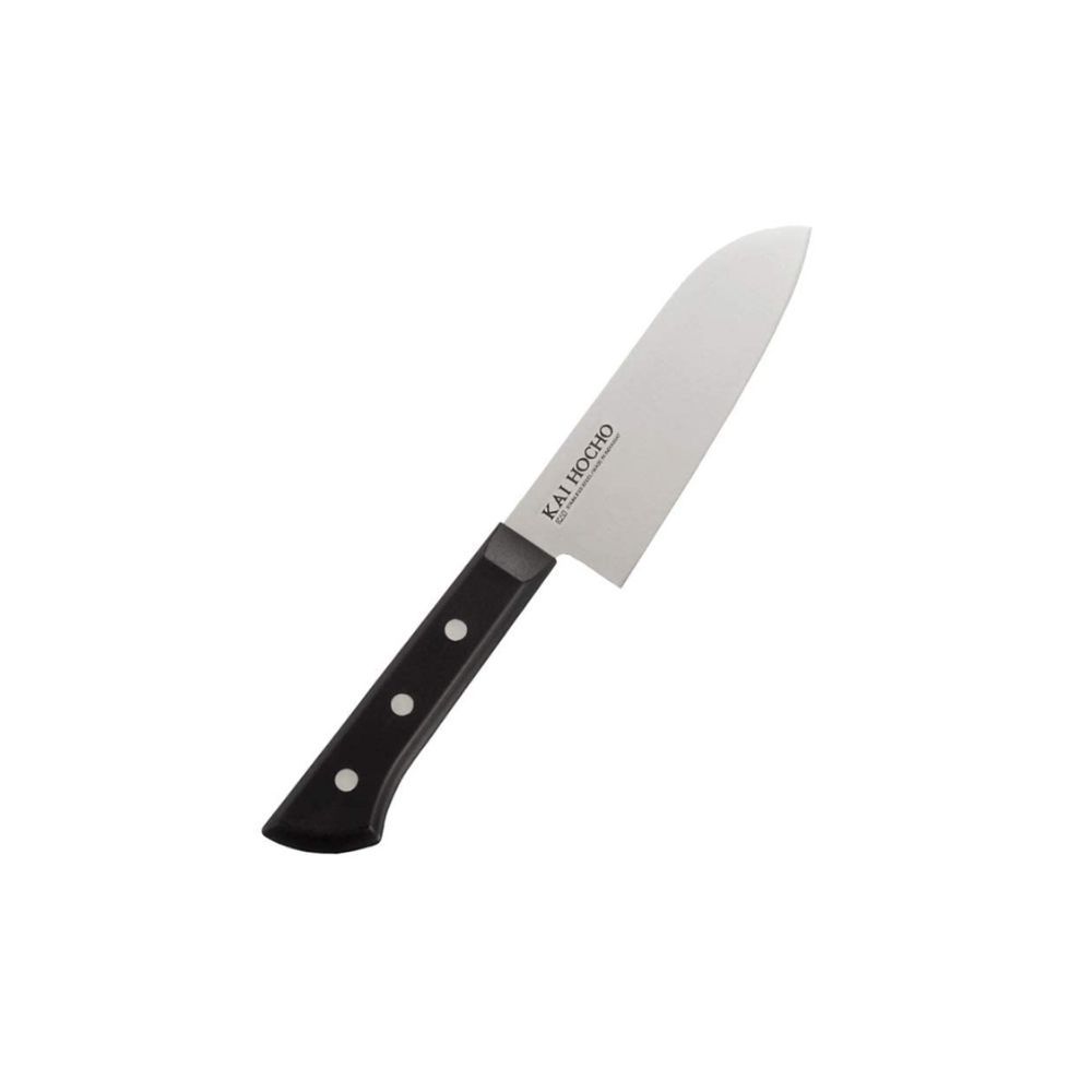 Kai Hocho Premium Santoku Kitchen/Vegetable Knife (Black)