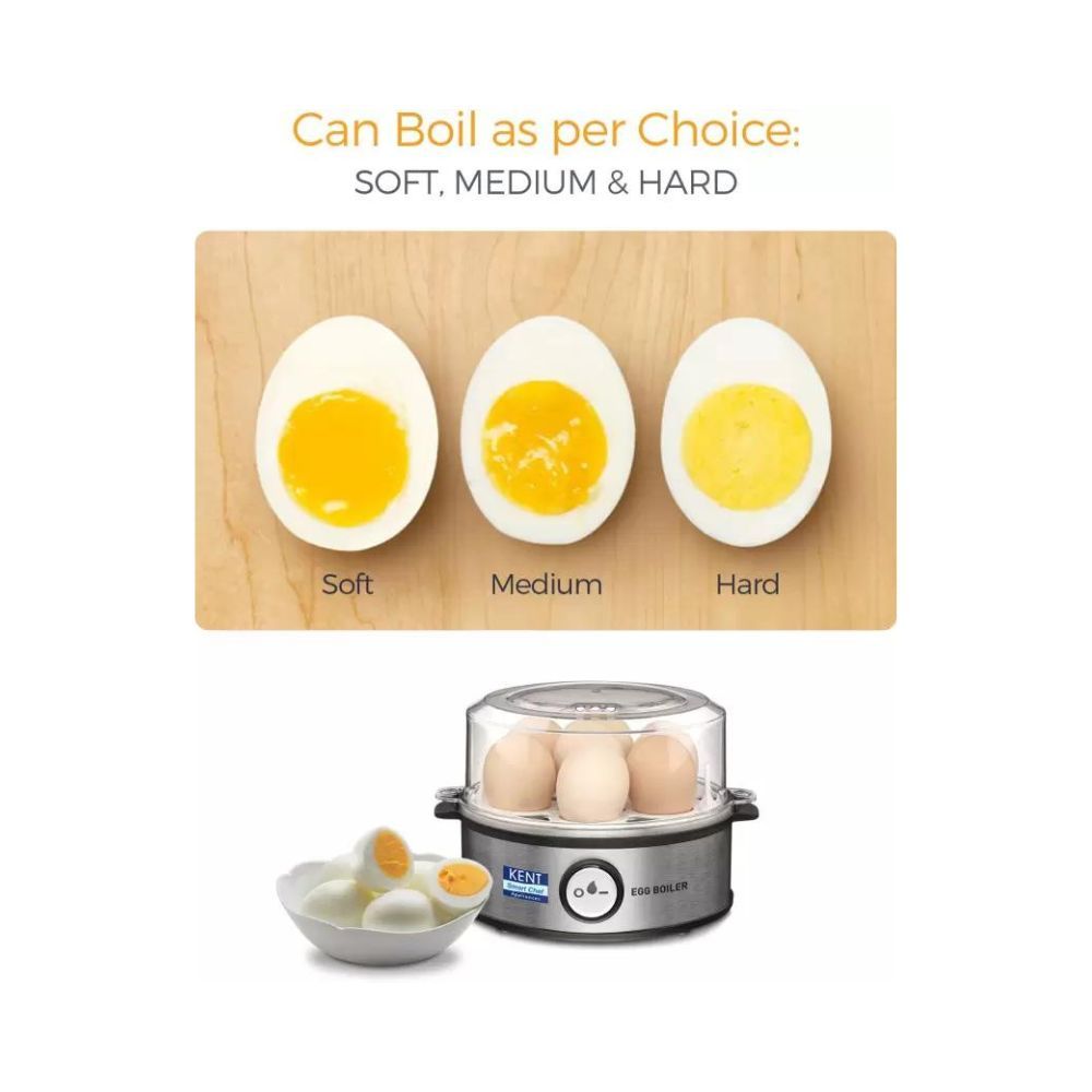 KENT 16020 Instant Egg Boiler  3 Boiling Modes  Upto 7 Egg at a Time Easy and Quick Operation  Overheat Protection