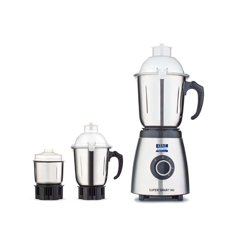 Kent 16061 800W 3 Speed Control Super Smart Mixer Grinder Silver