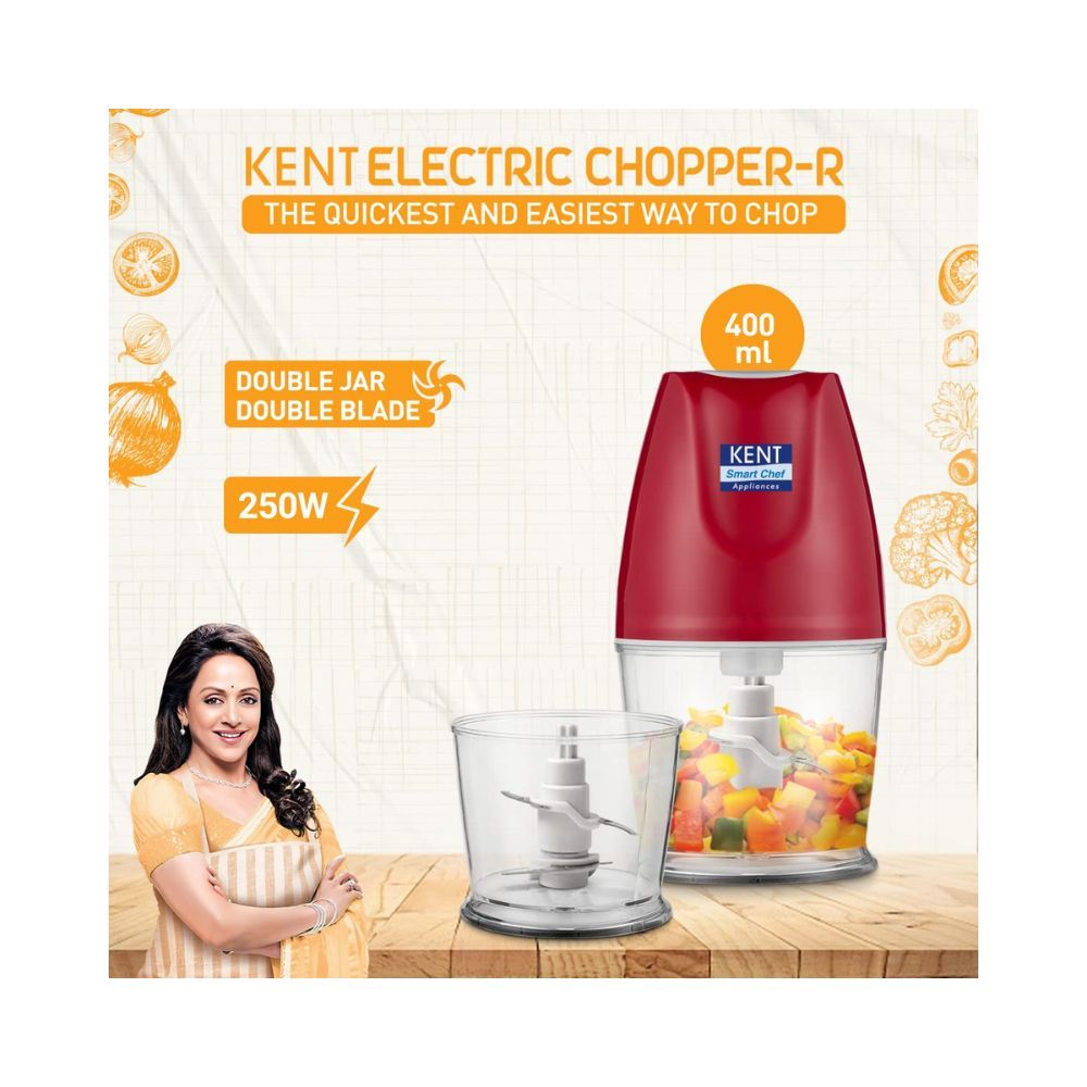 KENT Electric Chopper-R for Kitchen (Red)