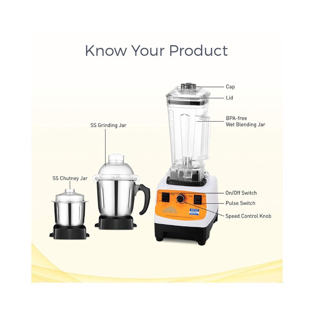 Kent16083 Super Power Grinder  Blender 1200W