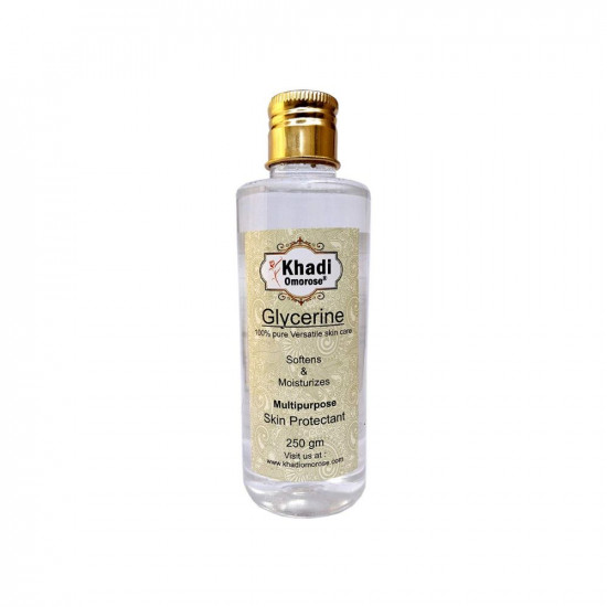 KHADI Omorose Glycerine Liquid (Pure and Unscented) For Soft And Moisturize Skin (250 g)