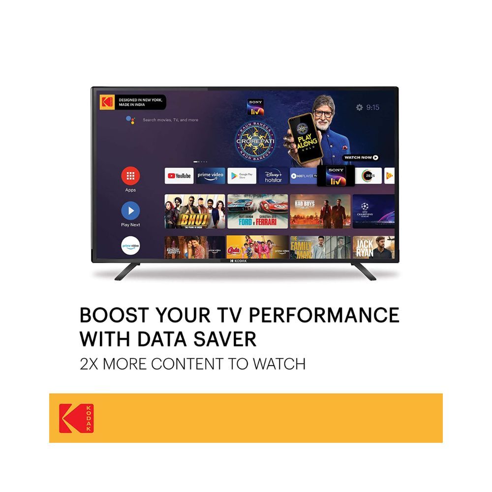 Kodak 7XPro Series 80 cm (32 inch) HD Ready LED Smart Android TV (32HDX7XPRO)