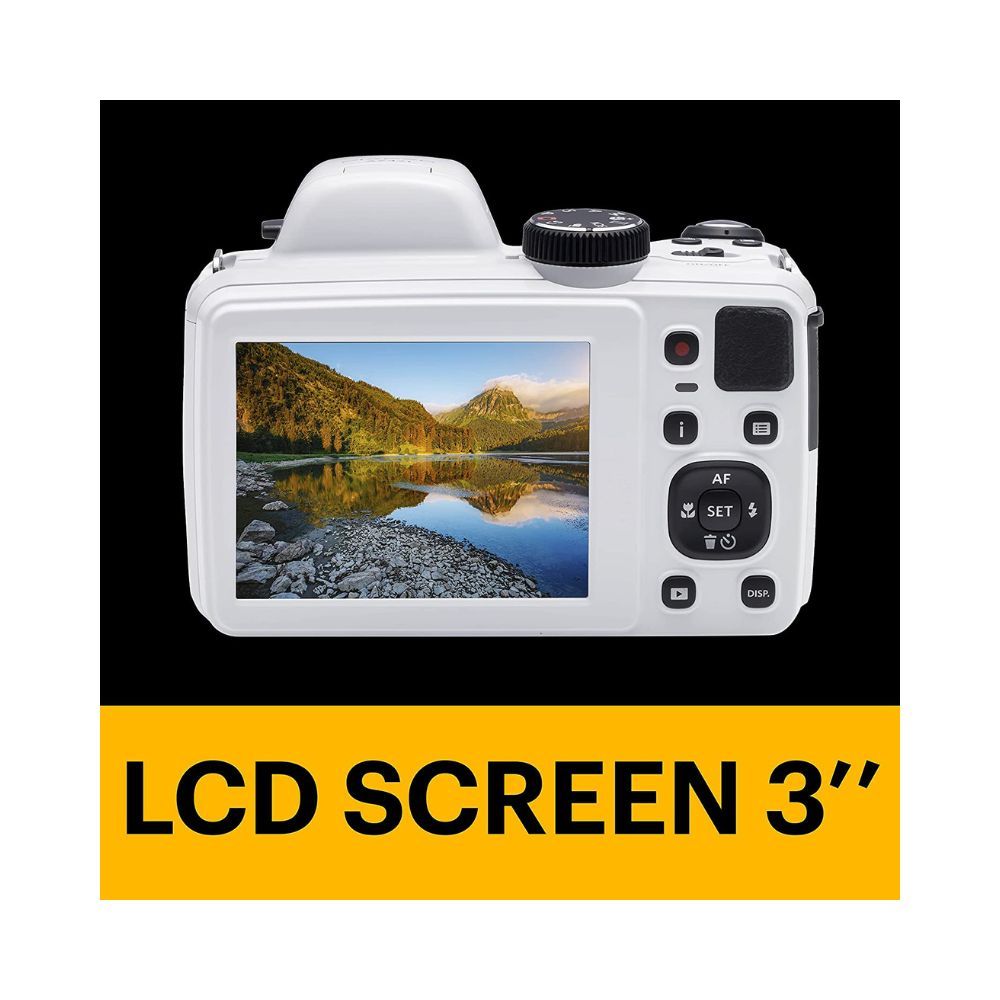Kodak PIXPRO Astro Zoom AZ421 16 MP Digital Camera with 42X Opitcal Zoom and 3 LCD Screen White