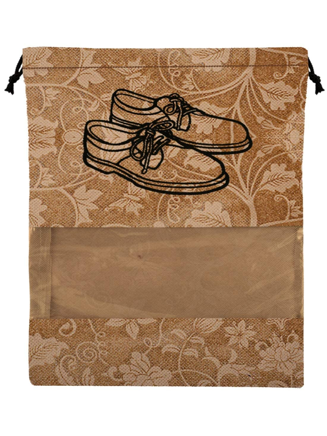 Buy JEH BAGS Cotton Folding Travelling Bag - Sticker Printed Shoe/Slipper  bag Eco Friendly reusable Handbag Capacity-25 LTR. 47.5 x 22 x 28 cm-  Multicolor 1 Pcs. at Amazon.in