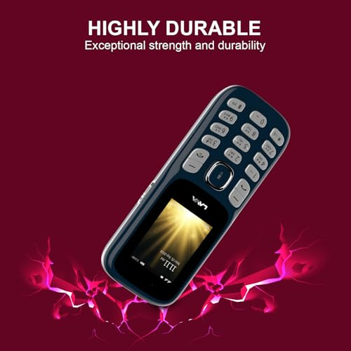 Lava A3 Torch Dual Sim Keypad Mobile Phone  1750mAh Big Battery  Quad Strip Torch  Slide Button  18 Large Display  Vibration Alert  7 Language Support Blue Silver