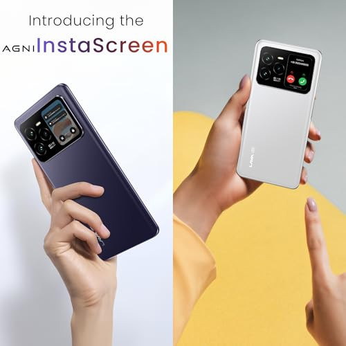 Lava Agni 3 5G Pristine Glass 8GB128GB  Indias 1st dual AMOLED  Dimensity 7300X  50MP Triple AI Camera  66W Fast Charge5000 mAh Battery  Clean UI  Free Replacement  Home  Without Charger