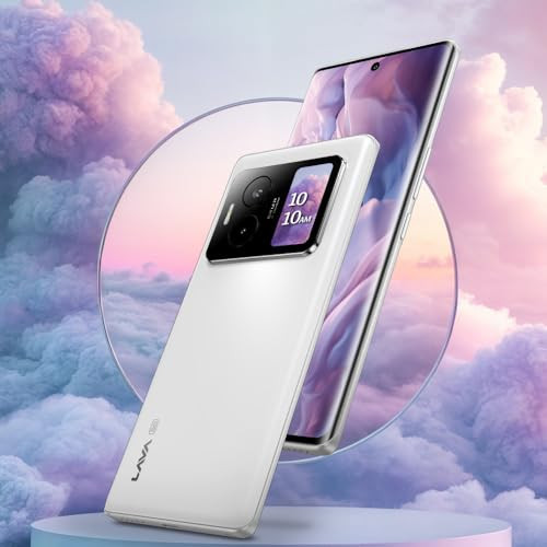 Lava Blaze Duo 5G Artic White 6GB RAM 128GB Storage Segments First Secondary Screen120 Hz Curved Amoled Display  64 MP Camera Sony Sensor  MediaTek Dimensity 7025 Processor
