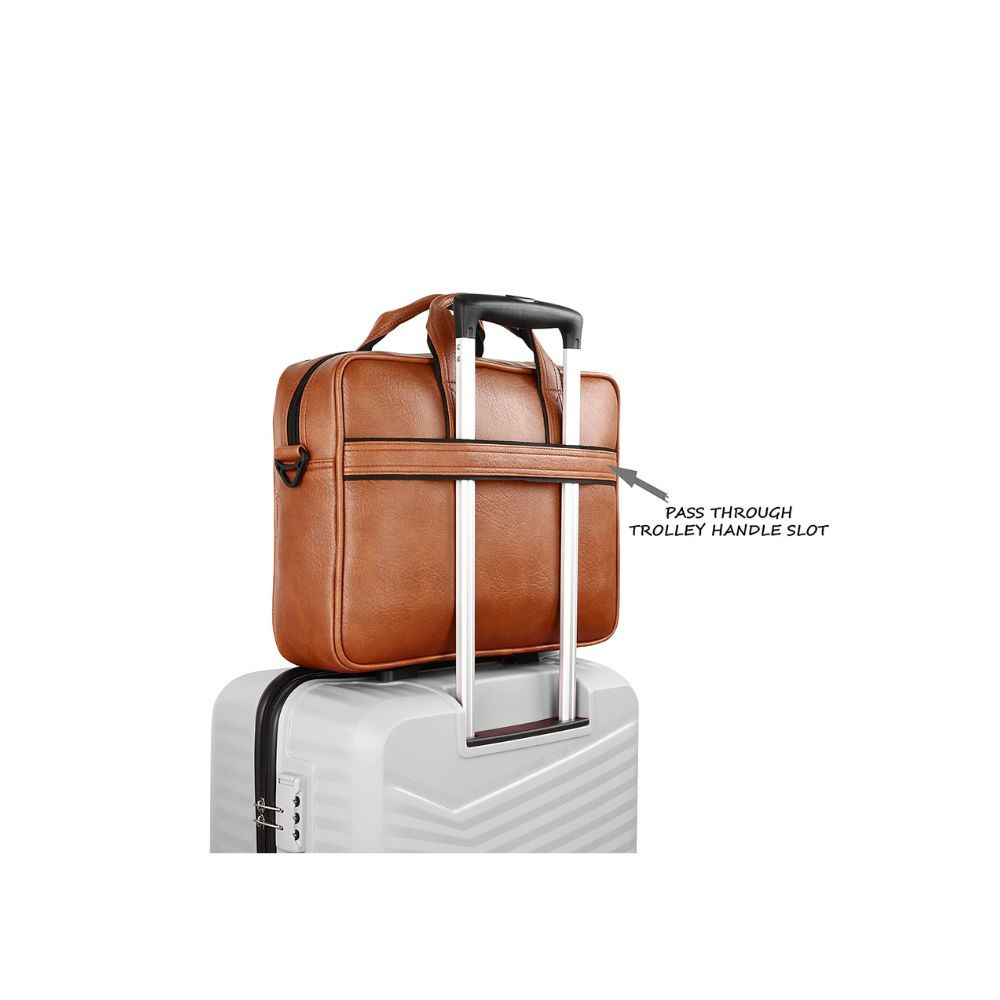 Lavie Sport Director Business Laptop Bags for Notebook/MacBook (Brown)