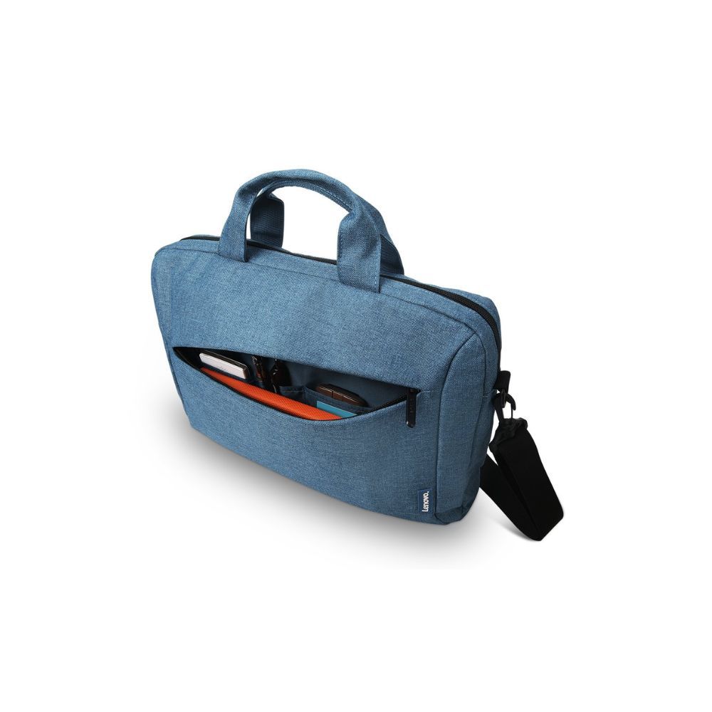 Lenovo Casual Laptop Briefcase T210 (Top loader) 39.62 cm (15.6-inch) Water Repellent (Blue)