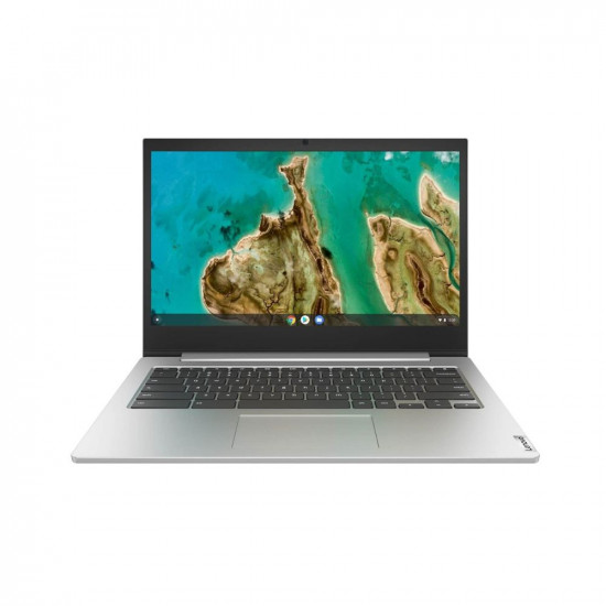 Lenovo IdeaPad Slim 3 Chromebook Intel Celeron N4020 14'' (35.56cm) FHD IPS Touchscreen Thin & Light Laptop (4GB/64GB eMMC/Chrome OS/Upto 10hr Battery/2W x2 HD Speaker/Platinum Grey/1.4Kg), 82C1002SHA