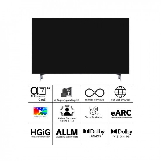 LG 121 cm 48 inches 4K Ultra HD Smart OLED TV 48A3PSA Rocky Black