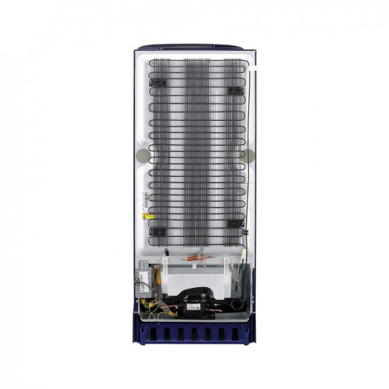 LG 224 L 5 Direct-Cool Smart Inverter Compressor Single-Door Refrigerator (GL-D241ABCU, Blue Charm, Base stand with Drawer, 2023 Model)