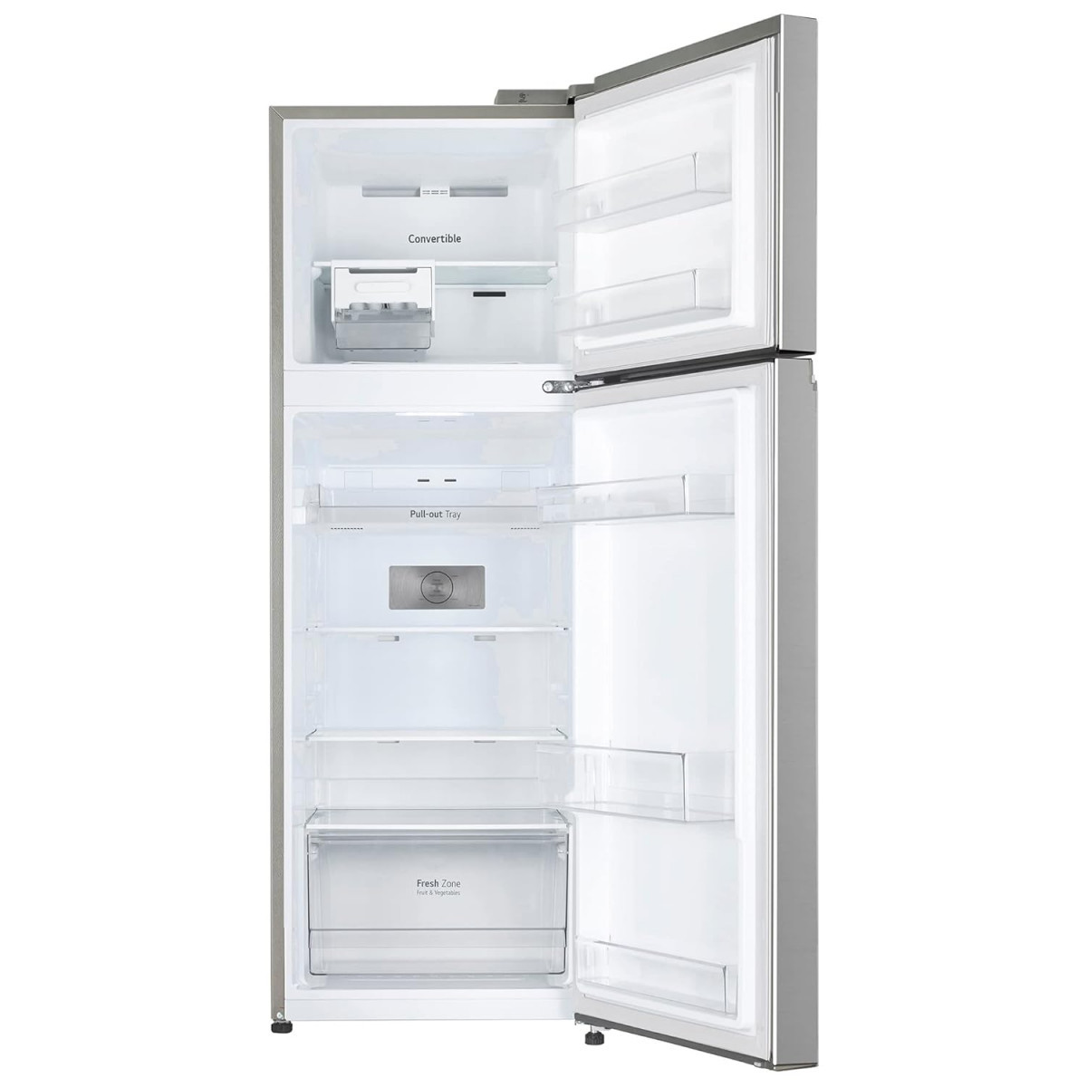 LG 246 L 3 Frost-Free Smart Inverter Compressor Double Door Refrigerator 2023 Model GL-S262SPZX Shiny Steel Convertible  Multi Air Flow Cooling