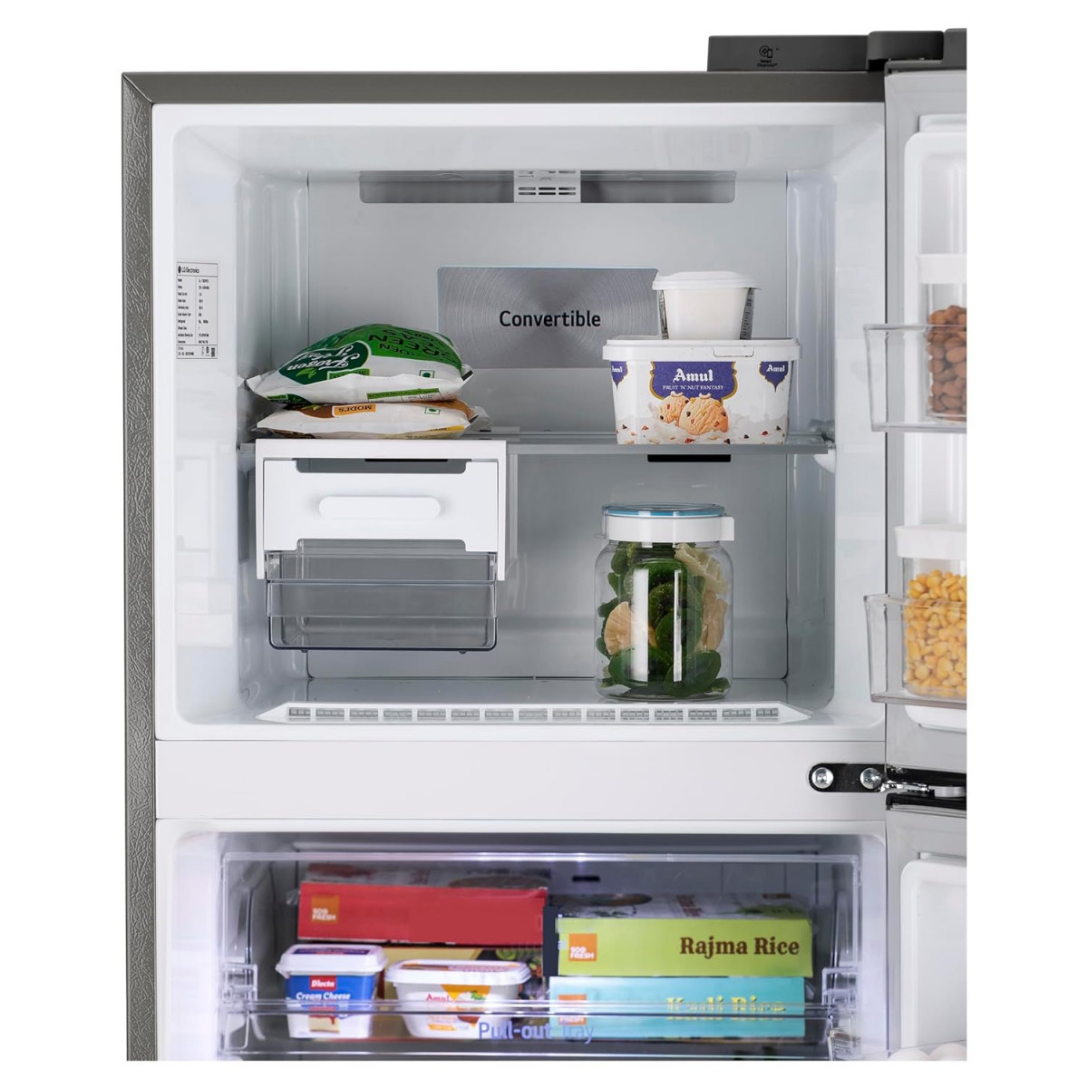 LG 343 L 3 Star Frost-Free Smart Inverter Double Door Refrigerator 2023 Model GL-S382SPZX Shiny Steel Convertible with Express Freeze