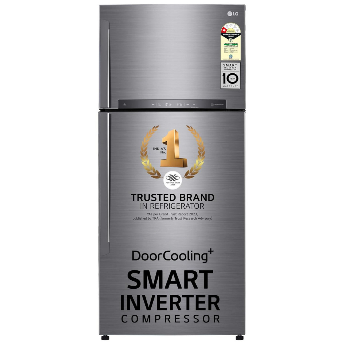 LG 475 L 1 Star Frost Free Inverter Wi-Fi Double Door Refrigerator 2023 Model GN-H602HLHM Platinum Silver 3 With Hygiene Fresh  Door Cooling