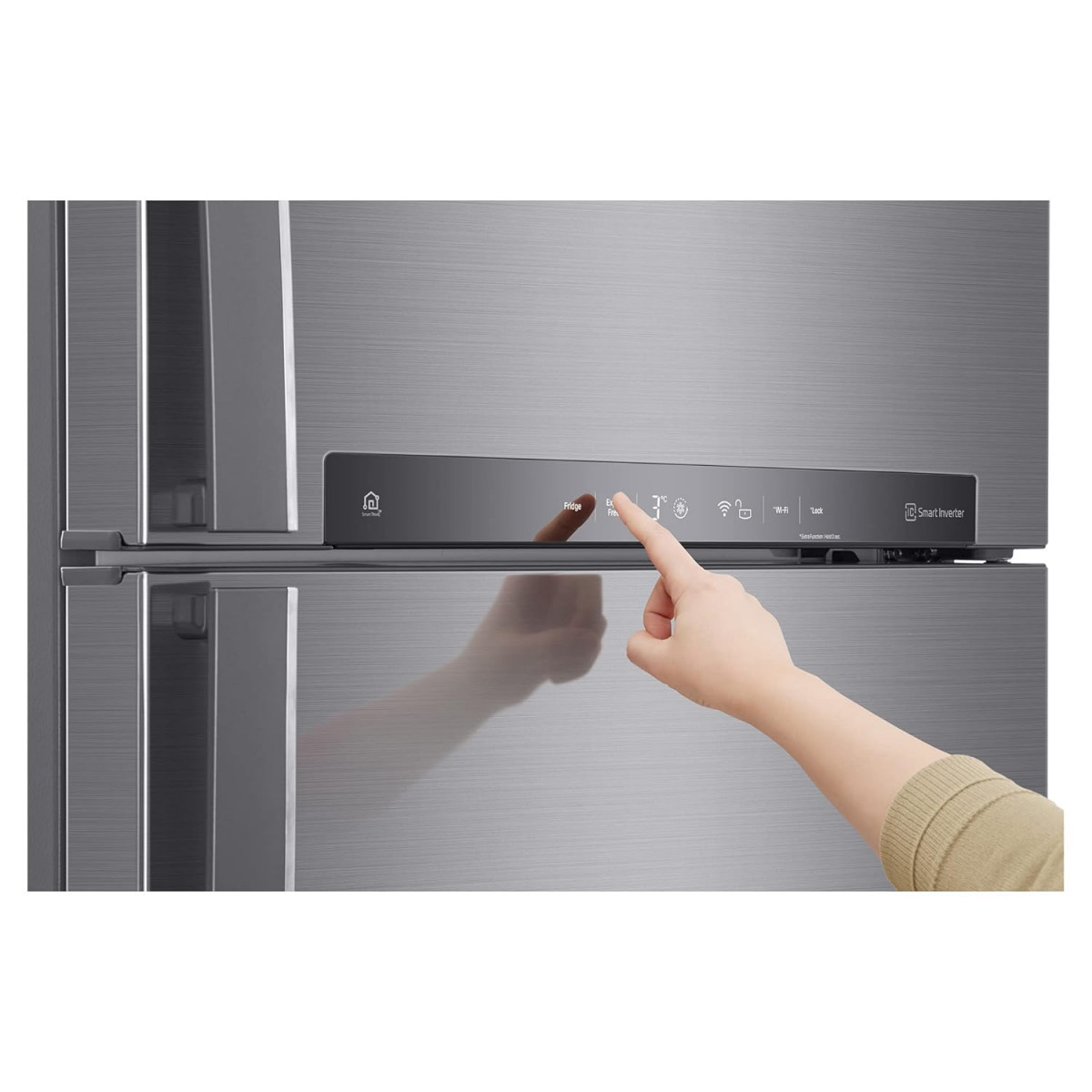 LG 475 L 1 Star Frost Free Inverter Wi-Fi Double Door Refrigerator 2023 Model GN-H602HLHM Platinum Silver 3 With Hygiene Fresh  Door Cooling