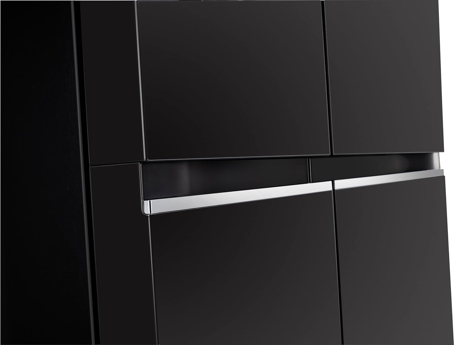 LG 655 L Frost Free Inverter Side by Side Refrigerator 2023 Model GL-B257HWBY Western Black Express Freezing  Multi Air-Flow