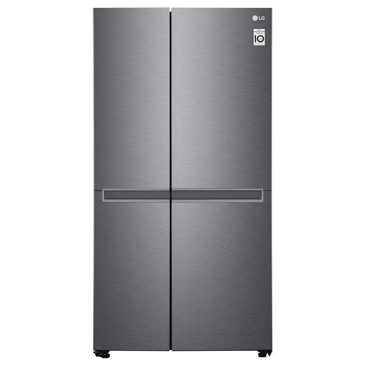 LG 688 L Frost-Free Smart Inverter Compressor Side-By-Side Refrigerator GC-B257KQDV Dark Graphite Steel Multi Digital Sensors and Express Freezing 2022 Model