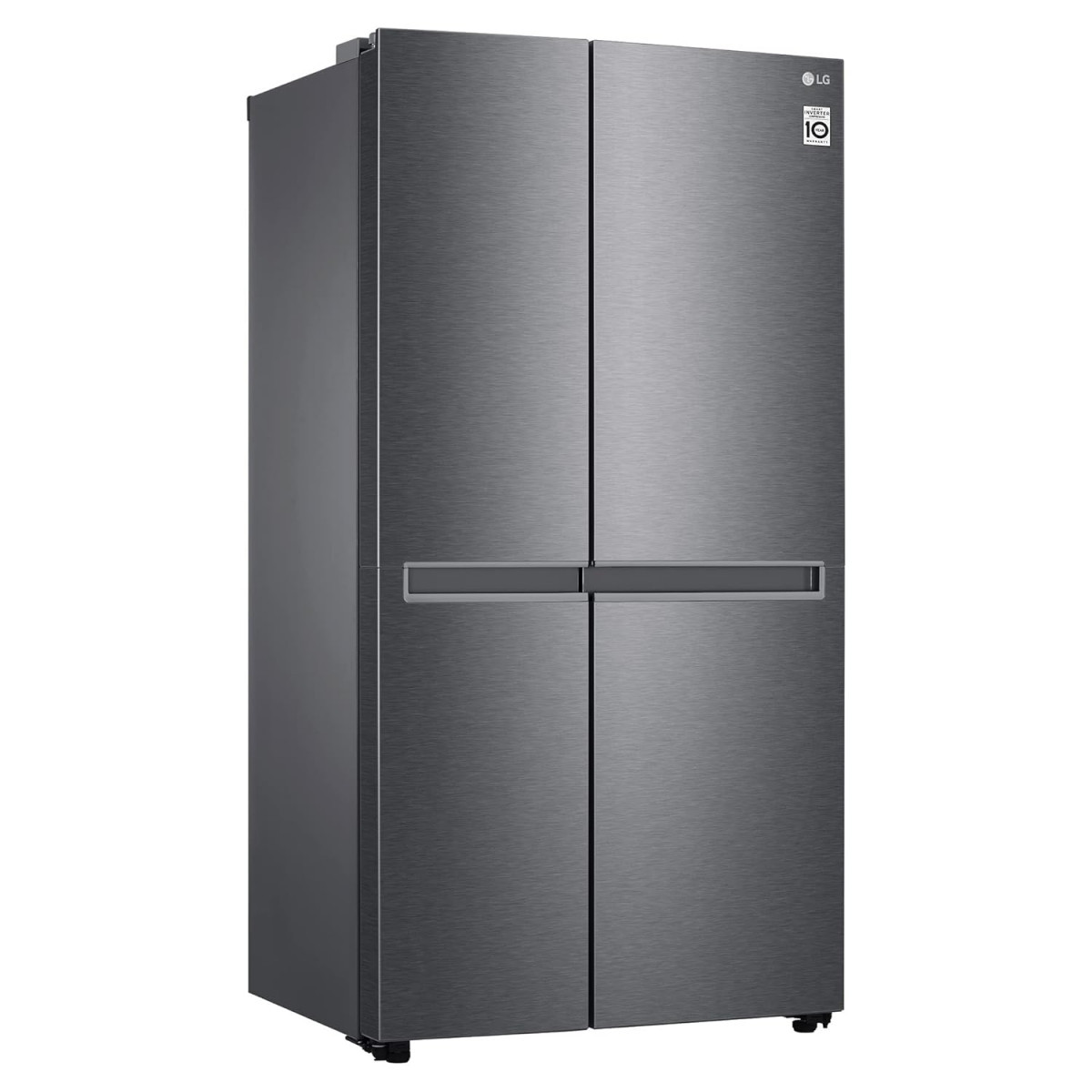 LG 688 L Frost-Free Smart Inverter Compressor Side-By-Side Refrigerator GC-B257KQDV Dark Graphite Steel Multi Digital Sensors and Express Freezing 2022 Model