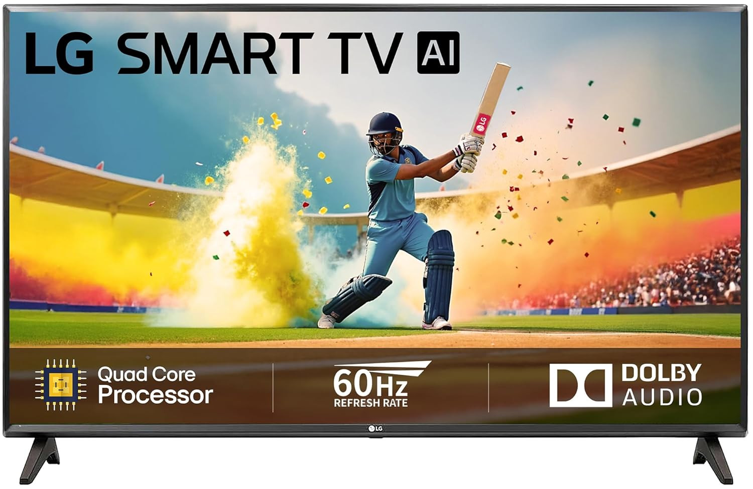 LG 80 cm 32 inches HD Ready Smart LED TV 32LM563BPTC Dark Iron Gray