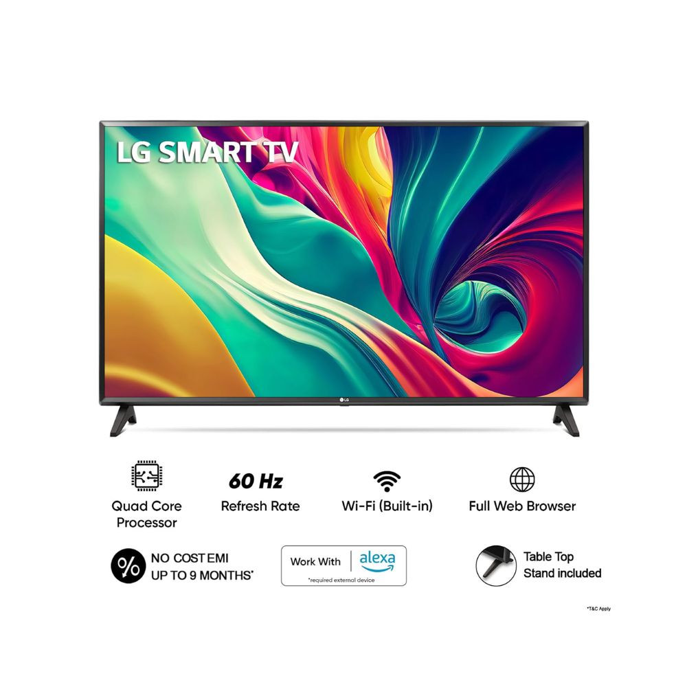 LG 80 cm 32 inches HD Ready Smart LED TV 32LM563BPTC Dark Iron Gray