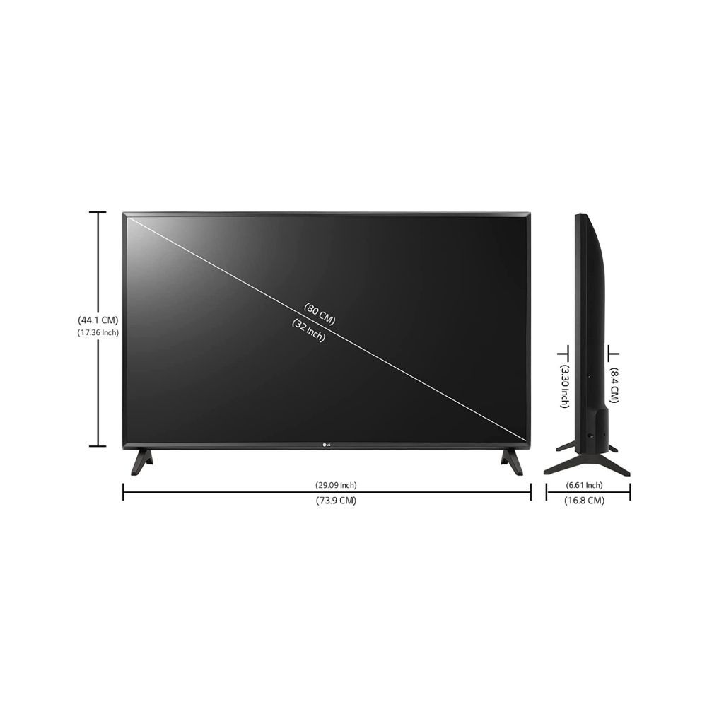 LG 80 cm 32 inches HD Ready Smart LED TV 32LQ576BPSA Ceramic Black
