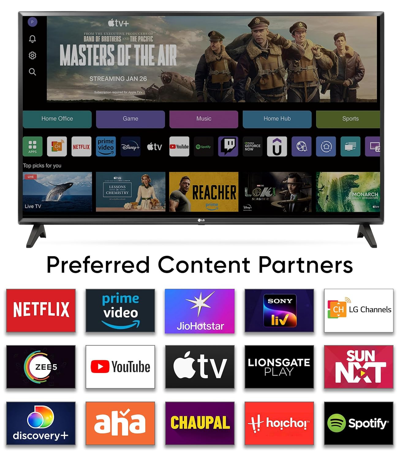 LG 80 cms 32 inches LR600 Series Smart webOS IPS LED TV 32LR600B6LC