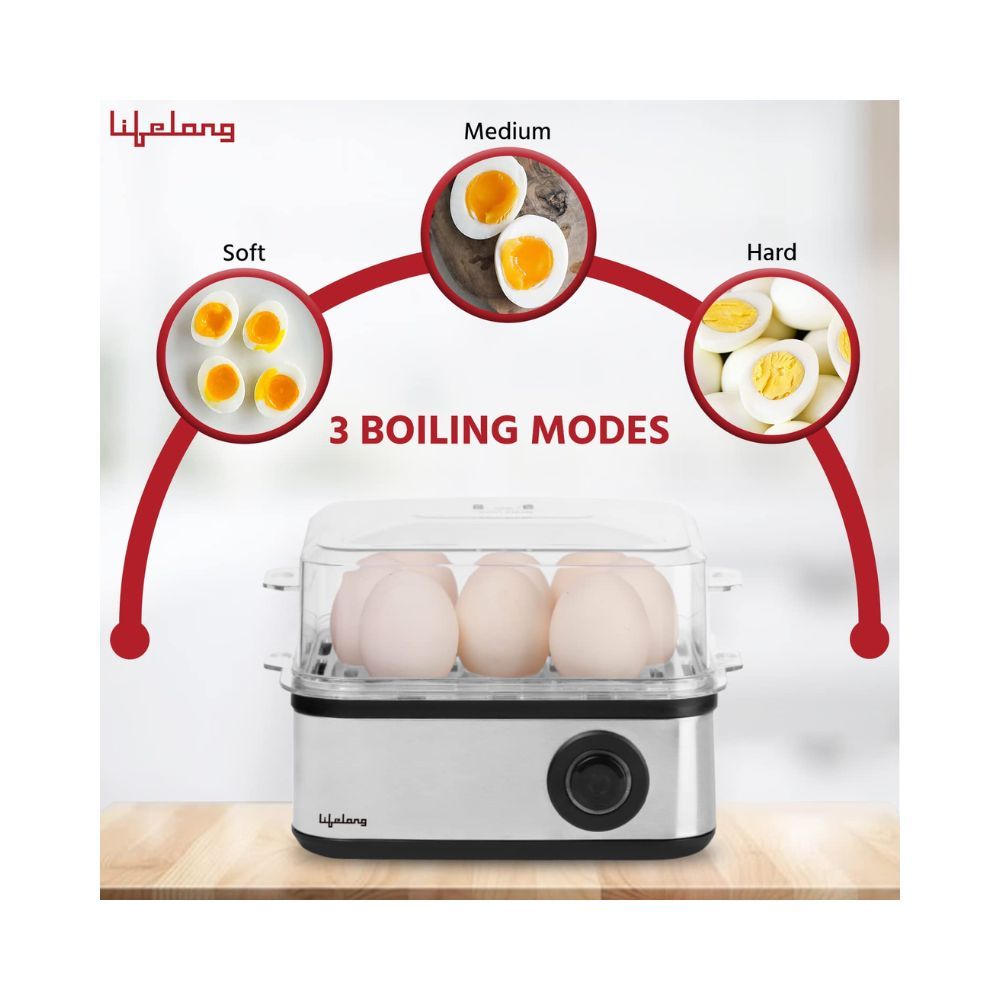 Lifelong 2-in1 Egg Boiler and Poacher 500-Watt
