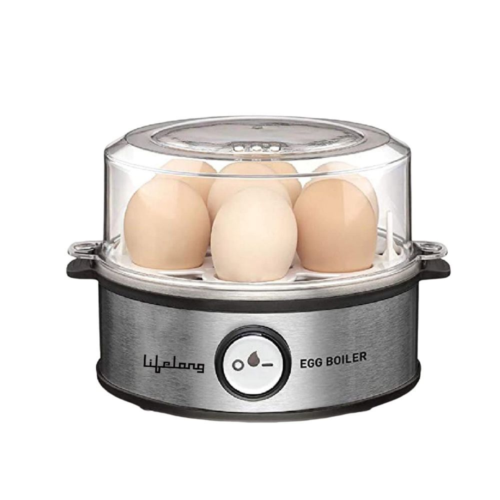 Lifelong Egg Boiler 360-Watt asy to clean| 3 Boiling Modes, Stainless Steel Body and Heating Plate