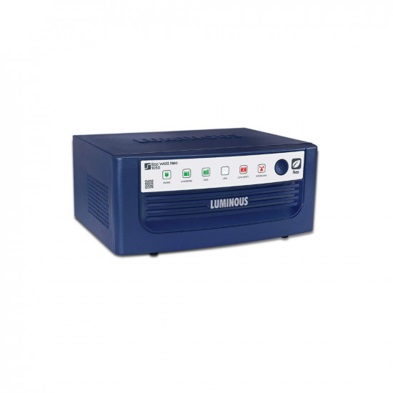 Luminous Eco Watt Neo 1050 Square Wave 900VA/12V Inverter for Home, Office and Shops