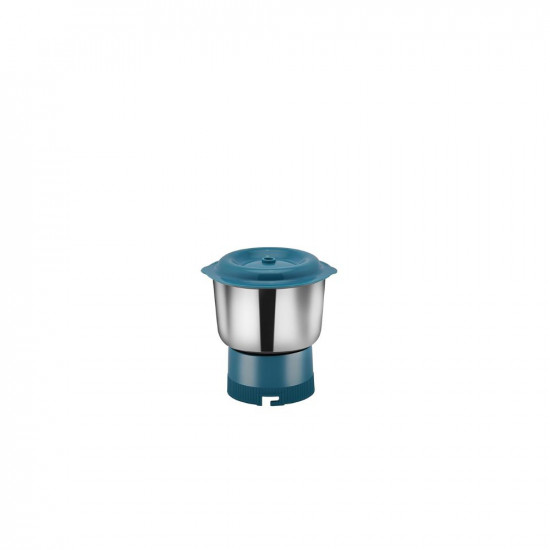 Maharaja Whiteline Odacio Prime Juicer Mixer Grinder 550 Watt 3 Jars Blue  White Superior Stainless Steel Mesh High Grade Plastic Lid for more durability