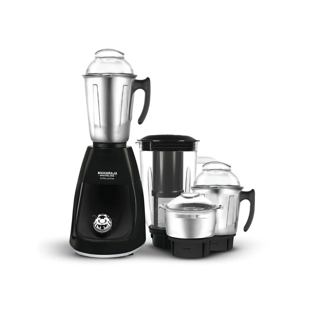 Maharaja Whiteline Turbo Prime Elite 750W Elite Mixer Grinder Black