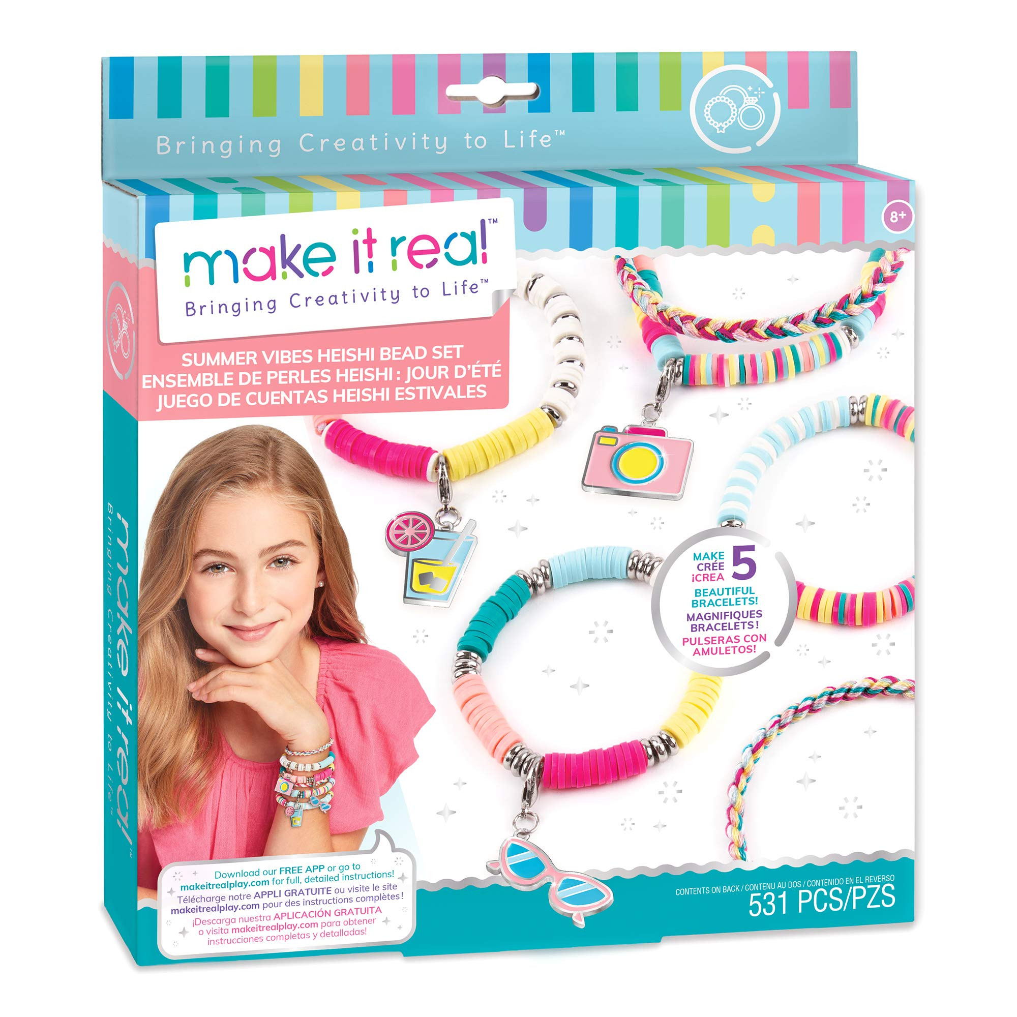 4 Types DIY Bracelet Making Kit Jewellery Loom Braid Bracelet for Kids  Friendship Craft Kit for