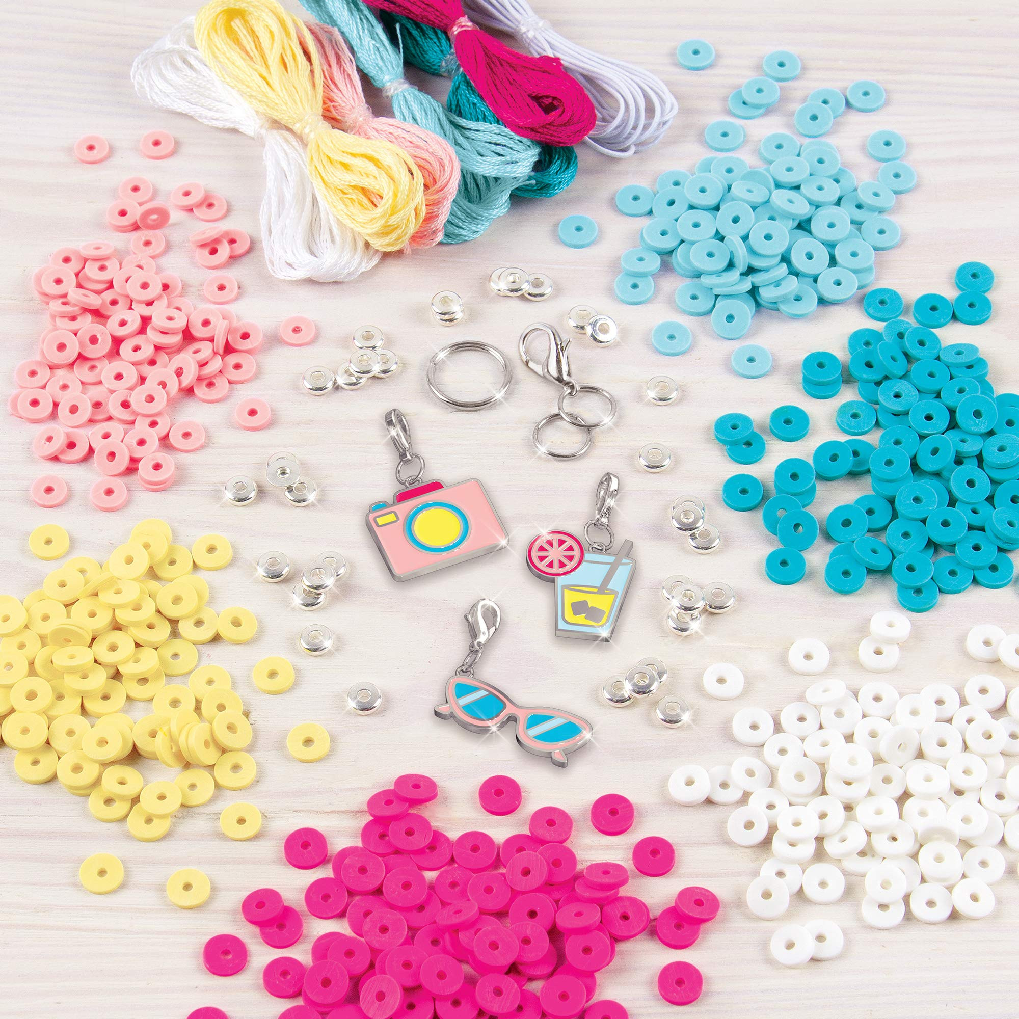 Xelparuc 85 Pieces Charm Bracelet Making Kit Including Jewelry Beads Snake  Chain DIY Craft Jewelry Gift Set for Kids Girls Teens - Walmart.com