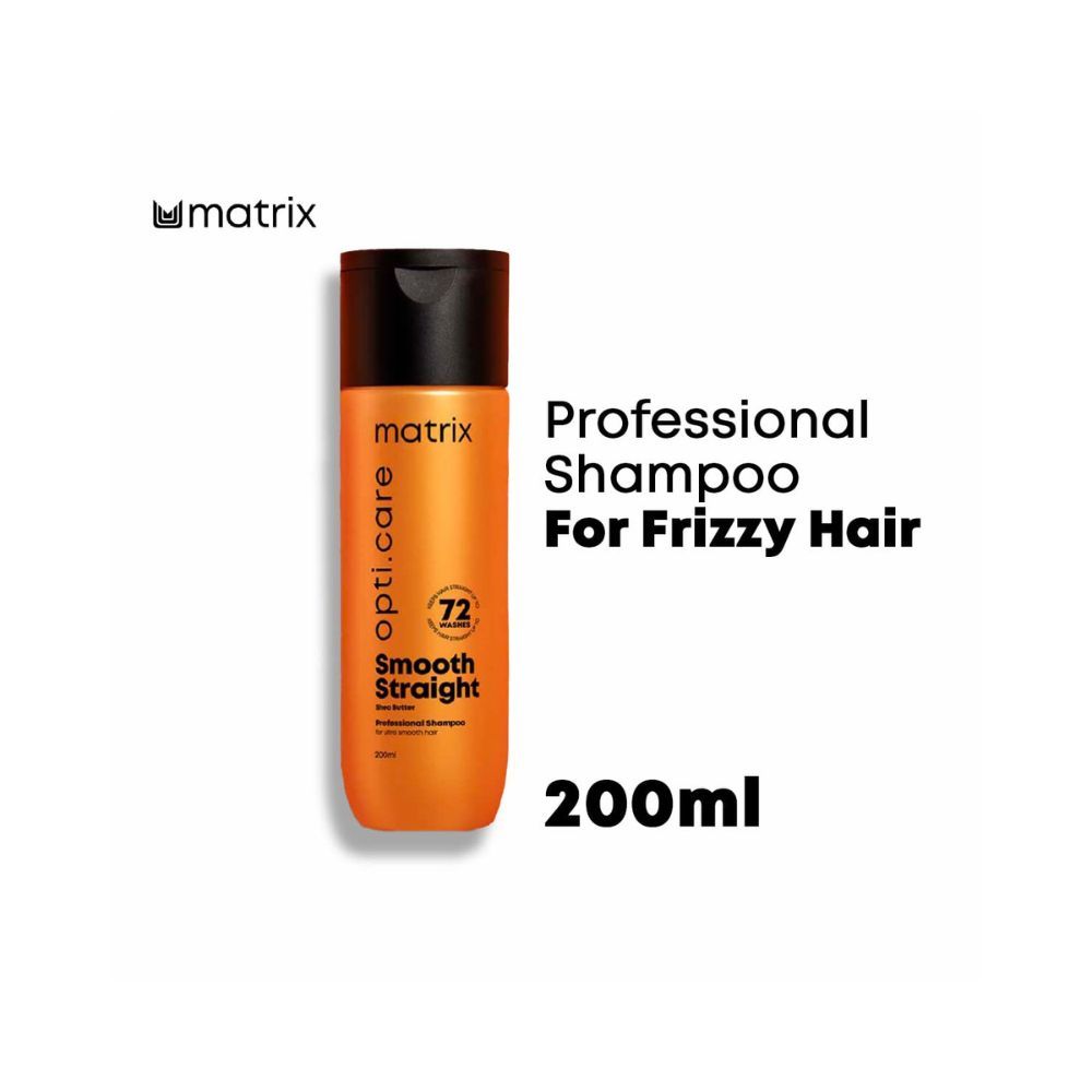 Matrix Opti Care Professional Shampoo | Controls frizz leaving hair salon like Smooth Straight