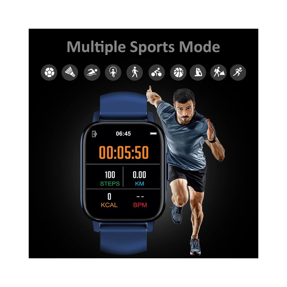 Maxima Max Pro X5 Smartwatch-Premium Ultra Slim 1.7ÃÂ HD Display with 15 Days Battery Life (Blue)