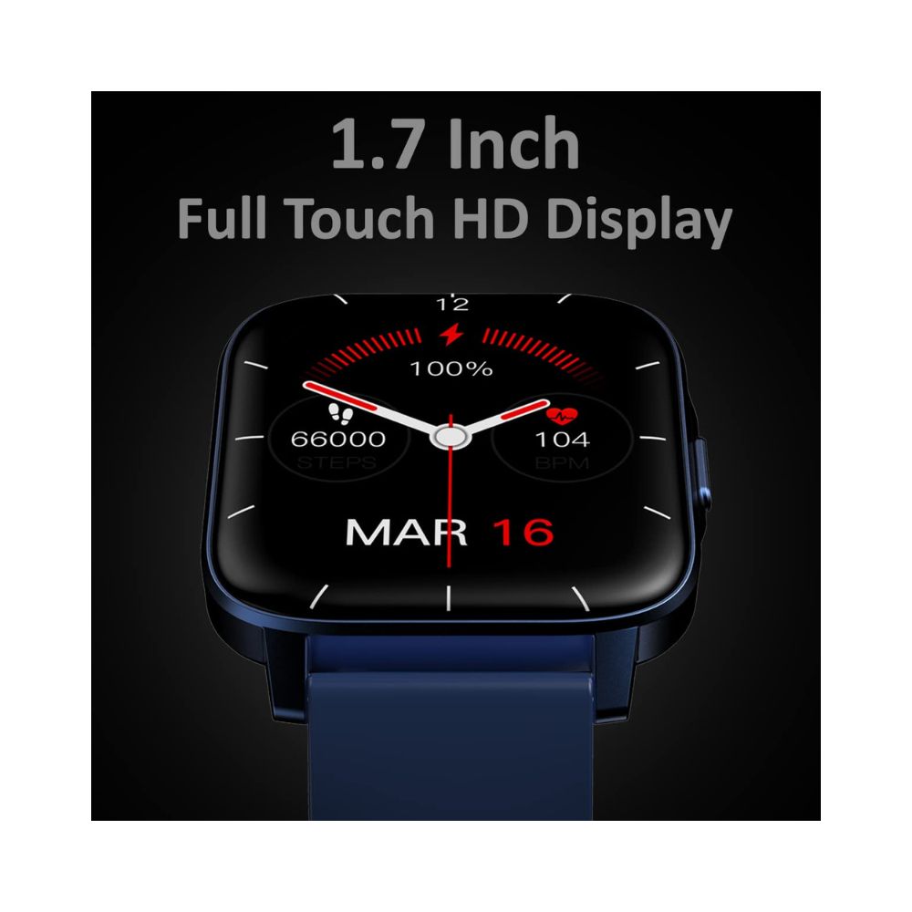 Maxima Max Pro X5 Smartwatch-Premium Ultra Slim 1.7ÃÂ HD Display with 15 Days Battery Life (Blue)