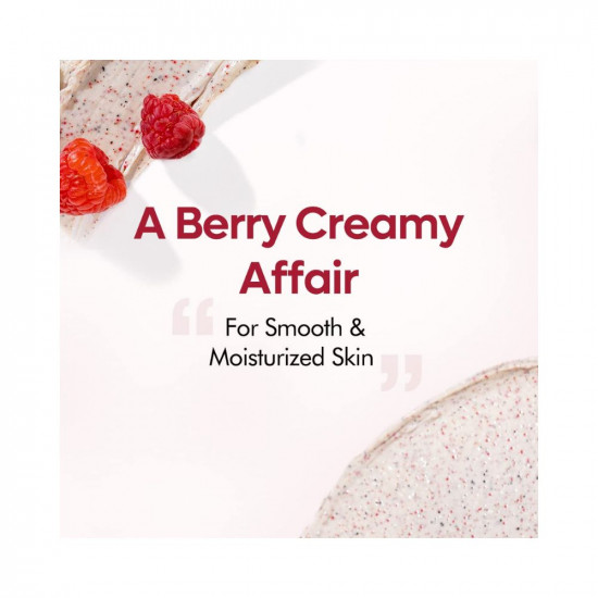 mCaffeine Berries & Coffee Body Scrub for Tan Removal | Creamy Body Scrub for Dry Skin | Exfoliating Scrub for Body for Women & Men - 200gm
