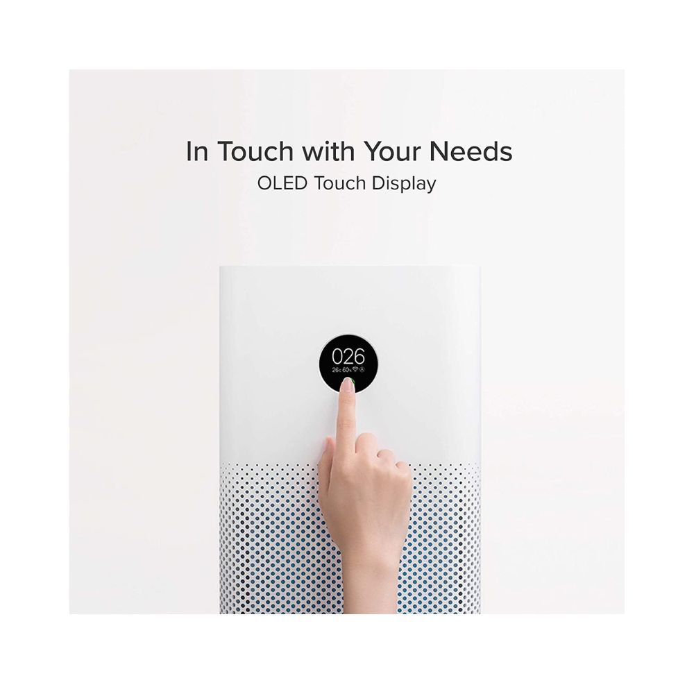 Mi Air Purifier 3 with True HEPA Filter removes air pollutants