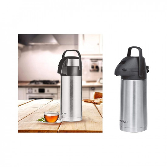 milton Beverage Dispenser 3500 Stainless Steel for Serving Tea and Coffee 358 Litre Silver  Milton Pinnacle 2000 Thermosteel 24 Hours Hot or Cold Dispenser 1910 ml Silver