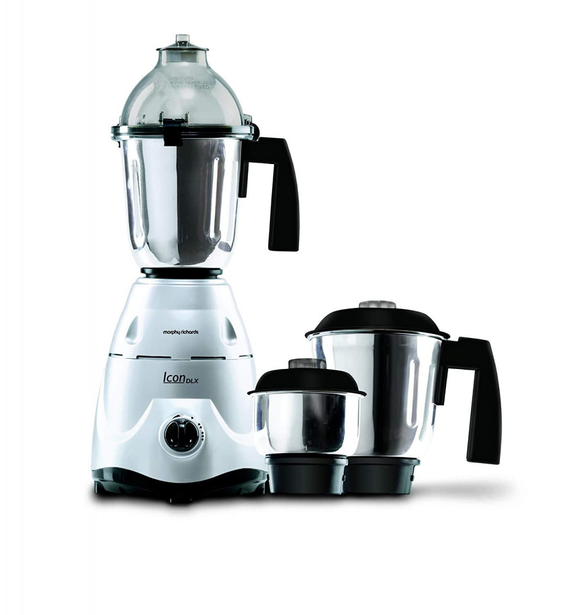 Morphy Richards Icon DLX 750-Watt Mixer Grinder with 3 Jars Silver