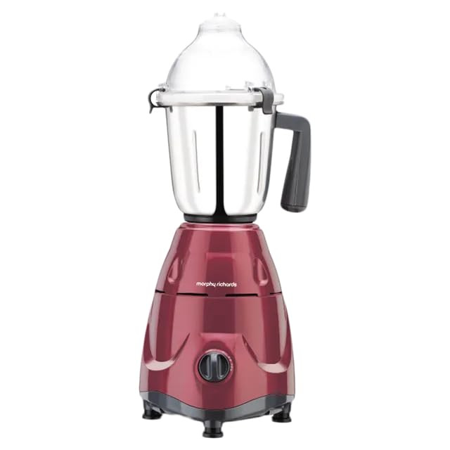 MORPHY RICHARDS Mixer Grinder Supreme PRO 750W 640126 Metallic RED  Dark Grey