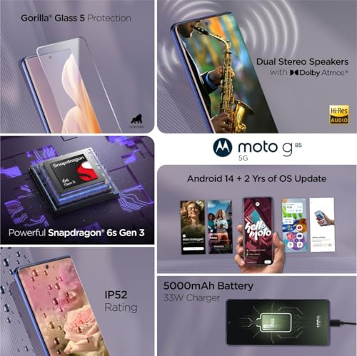 Moto G85 5G 128 Cobalt Blue New