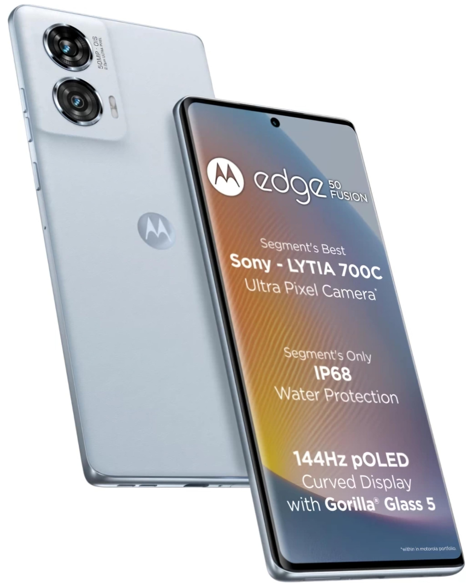 Motorola Edge 50 Fusion 5G Marshmallow Blue 12GB RAM 256GB Storage