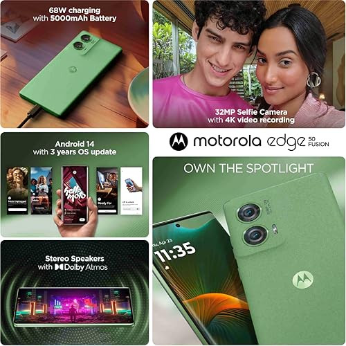 Motorola Edge 50 Fusion tG Forest Green 8GB RAM  128GB Storage