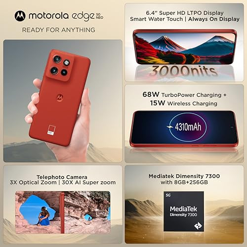 Motorola Edge 50 Neo 5G Pantone Poinciana 8GB RAM 256GB Storage