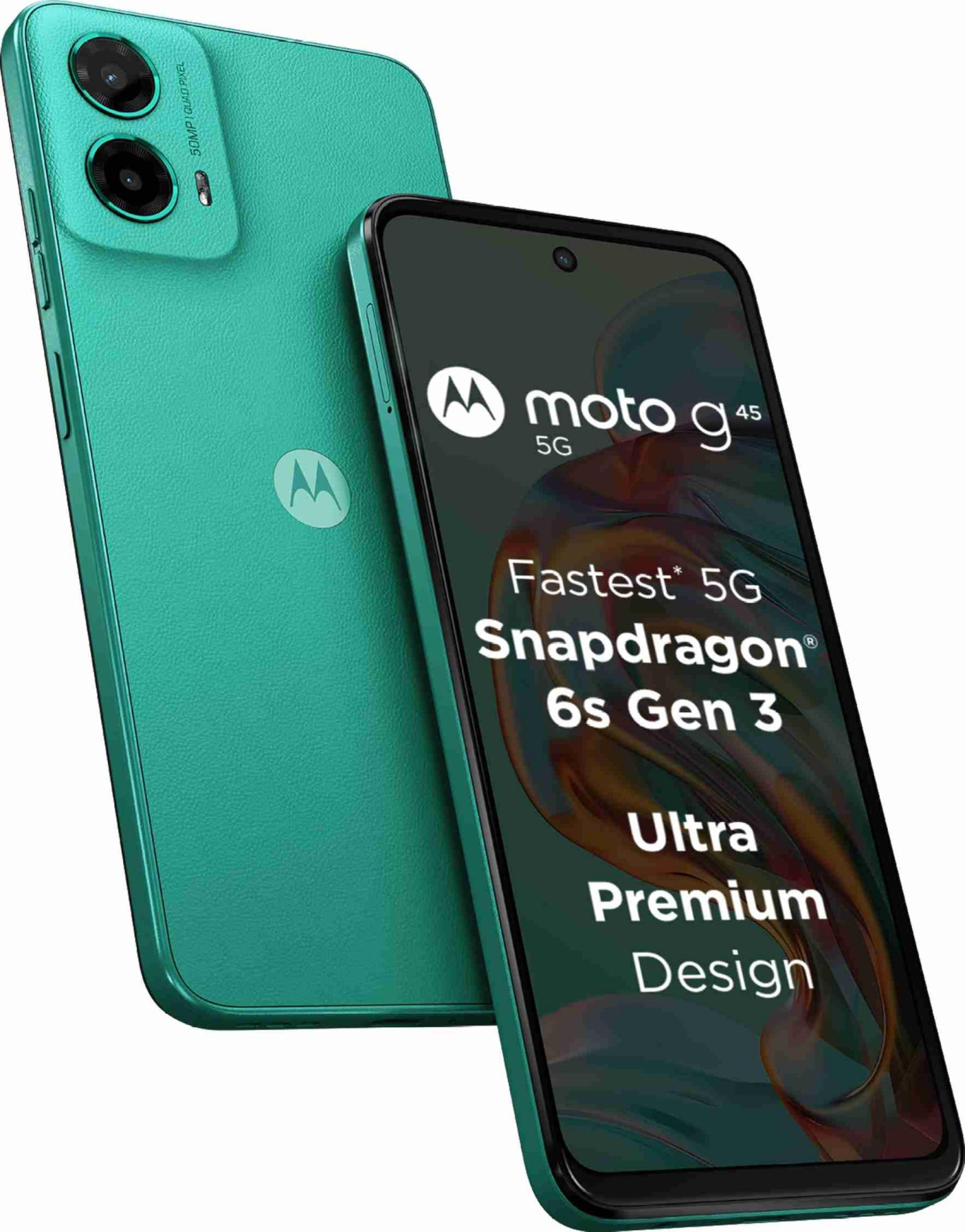 Motorola G45 5G Brilliant Green 8GB RAM 128GB Storage  65 FHD Display  Snapdragon 6 Gen1 Processor  50MP Camera  16MP Front Camera  5000mAh Battery  33W Charging